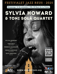 FESTIVALET JAZZ REUS: SYLVIA HOWARD & TONI SOLÀ QUARTET | 14-09-2025 | 19:00h